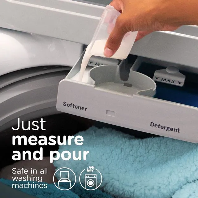 Alt view image 7 of 7 - Downy Soft 2 in 1 Soft and Fresh Cool Cotton Liquid Fabric Softener, 140 fl oz, 190 Loads