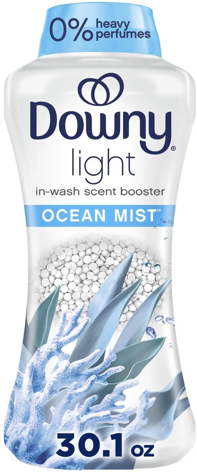 Main image of Downy Light Laundry Scent Booster Beads, Ocean Mist, 30.1OZ, In-Wash Fabric Beads