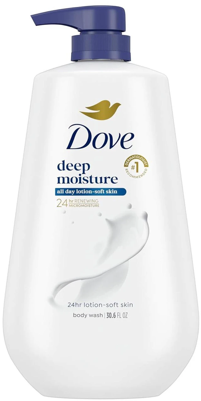 Main image of Dove Body Wash Deep Moisture 30.6oz Pump Sulfate Free