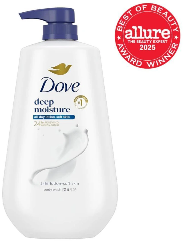 Alt view image 3 of 6 - Dove Body Wash Deep Moisture 30.6oz Pump Sulfate Free
