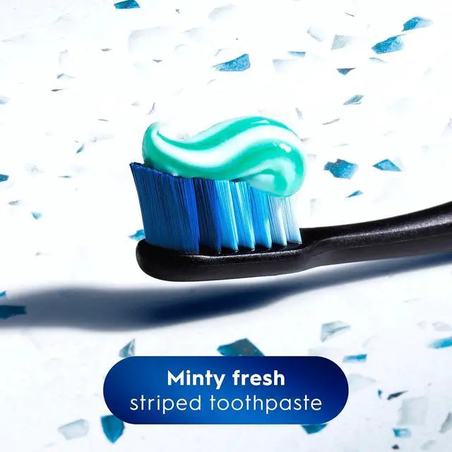 Alt view image 3 of 6 - Crest + Scope Whitening Toothpaste, Pack of 3, 5.4 Oz Tubes, Anticavity Fluoride, Fresh Breath, Kills Germs, Tartar Protection, Enamel Protection, Minty Fresh Flavor