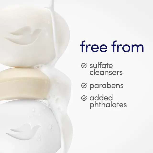 Alt view image 6 of 6 - Dove Beauty Bar Soap Original 8 Count 3.75 oz with 1/4 Moisturizing Cream for Soft Smooth Skin