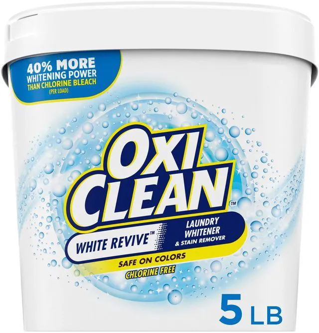 Main image of OxiClean White Revive Laundry Whitener and Stain Remover Powder, 5lb