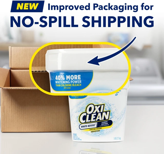 Alt view image 3 of 6 - OxiClean White Revive Laundry Whitener and Stain Remover Powder, 5lb
