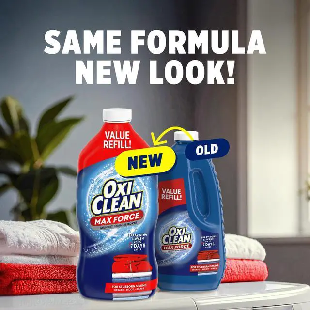 Alt view image 4 of 6 - OxiClean Max Force Laundry Stain Remover Spray Refill, 48 fl oz
