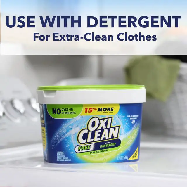 Alt view image 5 of 6 - Free Versatile Stain Remover Powder, 3lb, OxiClean
