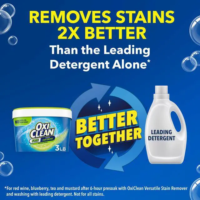 Alt view image 6 of 6 - Free Versatile Stain Remover Powder, 3lb, OxiClean