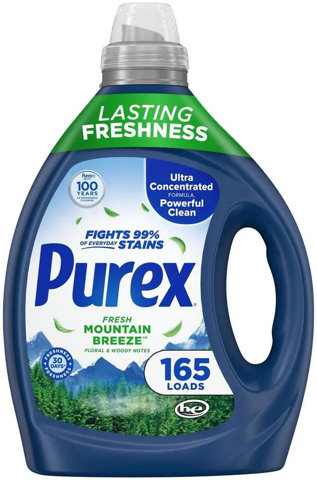 Main image of Purex Liquid Detergent Fresh Mountain Breeze 82.5 Fl Oz 165 Loads