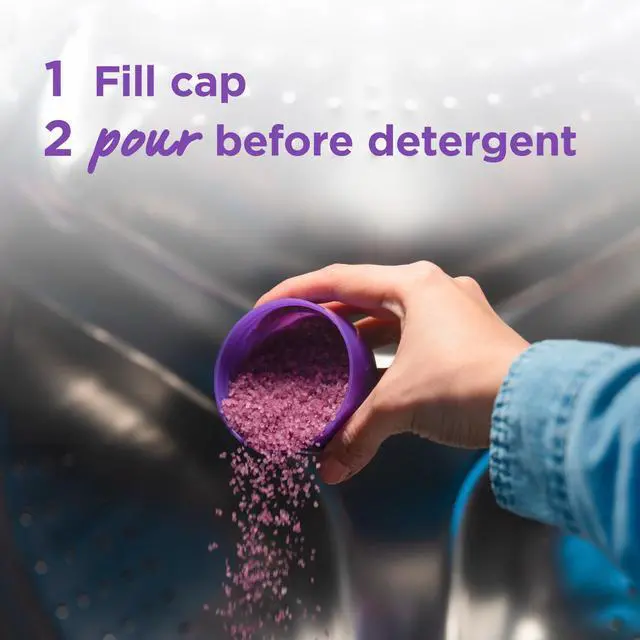 Alt view image 3 of 6 - Purex Crystals In-Wash Scent Booster, Fresh Lavender Fields, 21oz (Pack of 4), Long-Lasting Freshness & Odor Elimination Technology