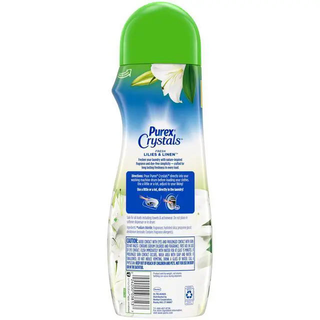 Alt view image 4 of 6 - Purex Crystals in-Wash Scent Booster 21 oz 4-Pack Fresh Lilies & Linen