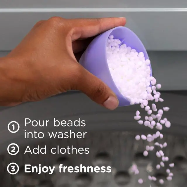 Alt view image 5 of 7 - Downy Light Laundry Scent Booster Beads, White Lavender, 24oz, In-Wash Fabric Beads Gentle with Light Boost of Scent, No Heavy Perfumes