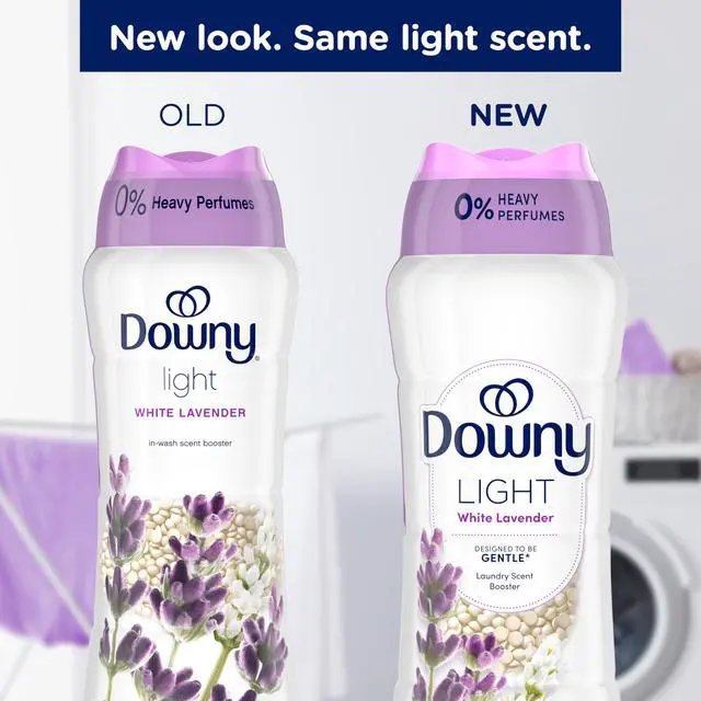 Alt view image 2 of 7 - Downy Light Laundry Scent Booster Beads, White Lavender, 24oz, In-Wash Fabric Beads Gentle with Light Boost of Scent, No Heavy Perfumes