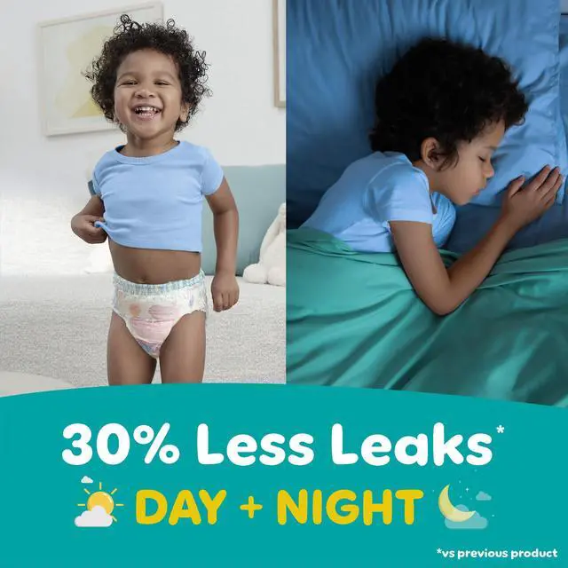 Alt view image 2 of 6 - Easy Ups Girls & Boys Potty Training Pants, Size 4 (2T3T), 25 Count, Peppa Pig, 100% Leakproof Day and Night, Hypoallergenic
