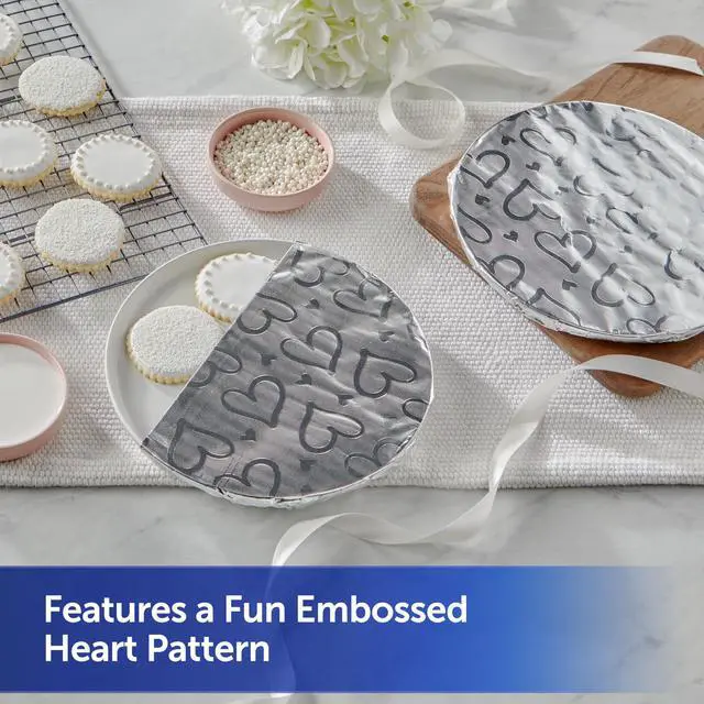 Alt view image 3 of 6 - Reynolds Wrap Fun Foil Embossed Aluminum Foil Roll with Hearts, 16.6Yards x 12Inches, 50Sq.Ft.
