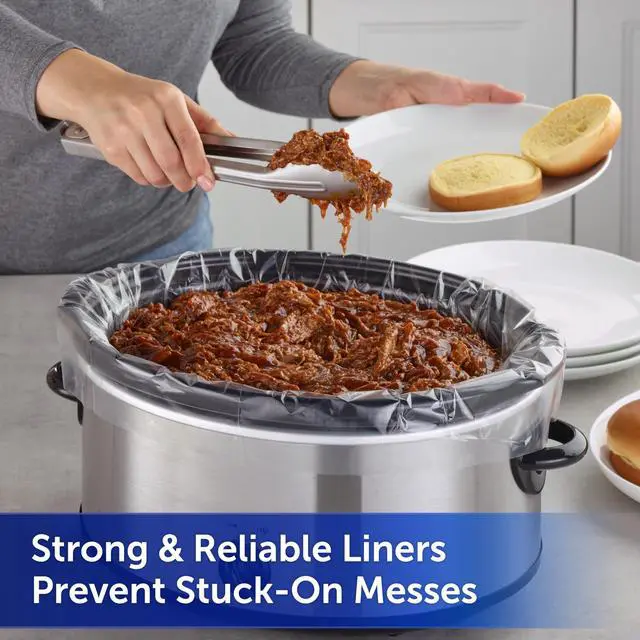 Alt view image 5 of 6 - Reynolds Kitchens Slow Cooker Liners, Regular Size, Fits 3-8 Quarts, 6ct