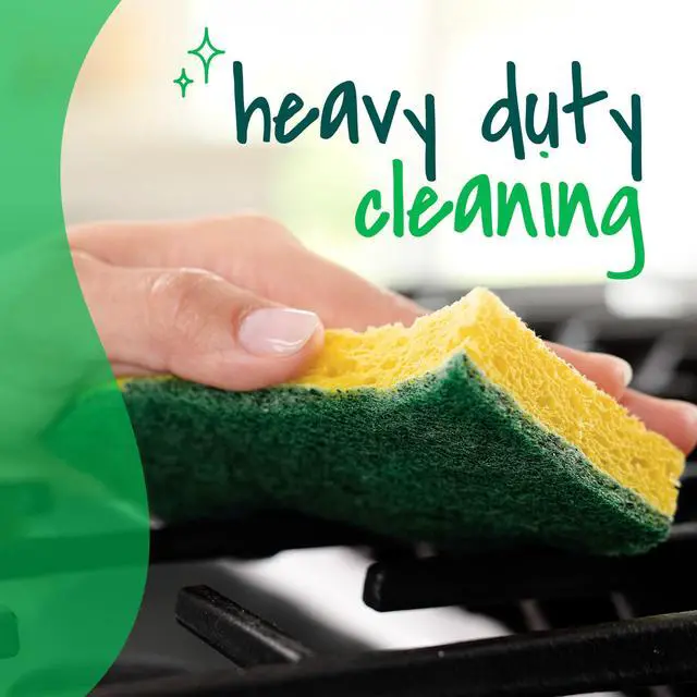 Alt view image 4 of 6 - 3M Scotch-Brite Heavy Duty Scrub Sponges, 6-Pack