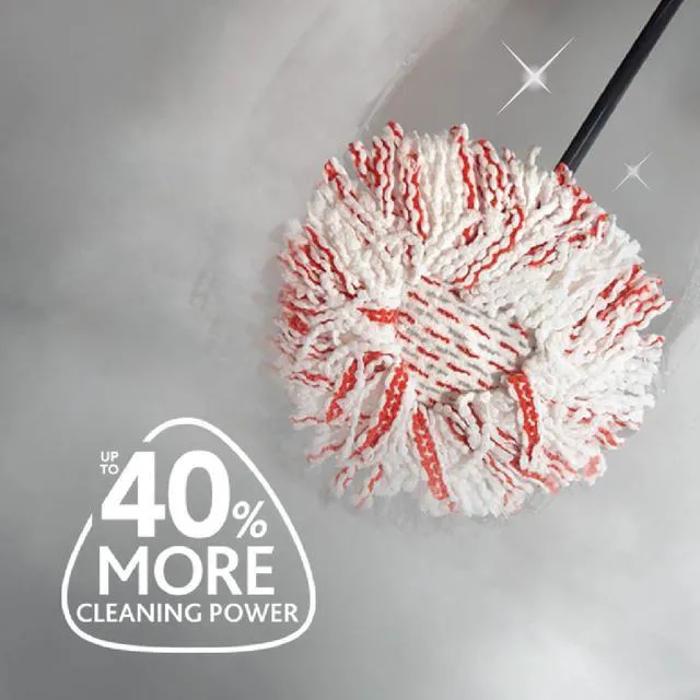 Alt view image 2 of 3 - O-Cedar EasyWring Deep Clean Refill (1 Pack) - Microfiber Mop Refill Compatible with O-Cedar EasyWring Spin Mop and Bucket System
