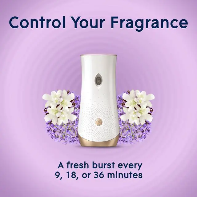 Alt view image 5 of 5 - Glade Automatic Spray Refills Lavender & Vanilla Air Freshener Infused with Essential Oils 6.2 oz 2 Count
