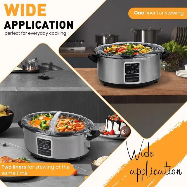 Alt view image 3 of 6 - YixangDD 30 Pack Slow Cooker Liners, Large Size 13"x21" Cooking Bags
