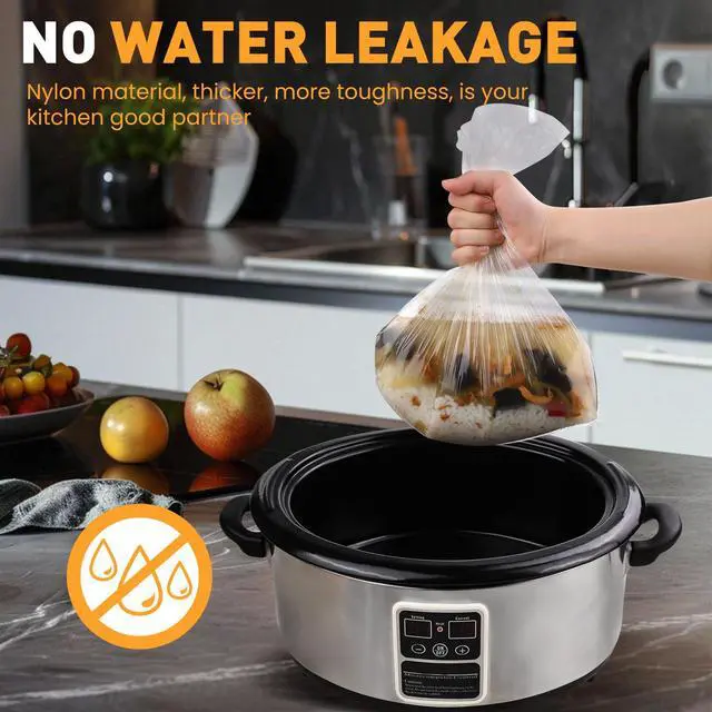 Alt view image 2 of 6 - YixangDD 30 Pack Slow Cooker Liners, Large Size 13"x21" Cooking Bags