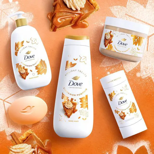 Alt view image 4 of 5 - Dove Limited Edition Holiday Treats Body Wash, Deep Nourishment, Cinnamon Pumpkin, 20 fl oz