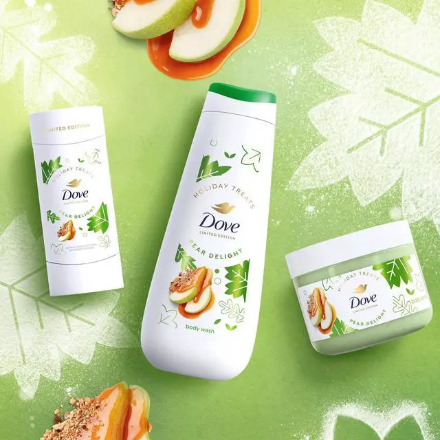 Alt view image 3 of 6 - Dove 20 Fl oz Limited Edition Holiday Treats Body Wash Pear Harvest for Deep Nourishment
