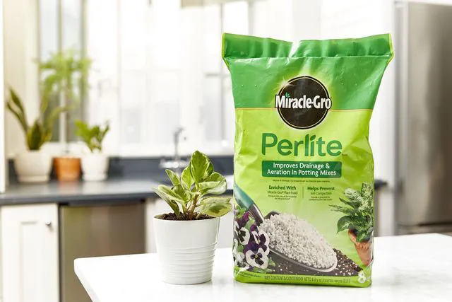 Alt view image 3 of 5 - Miracle-Gro Perlite, 8 qt., Improves Drainage and Aeration in Potting Mixes