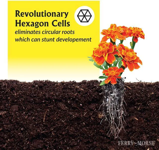 Alt view image 2 of 5 - Ferry Morse Pro-Hex 72-Cell Seed Starting Tray Reusable Plastic
