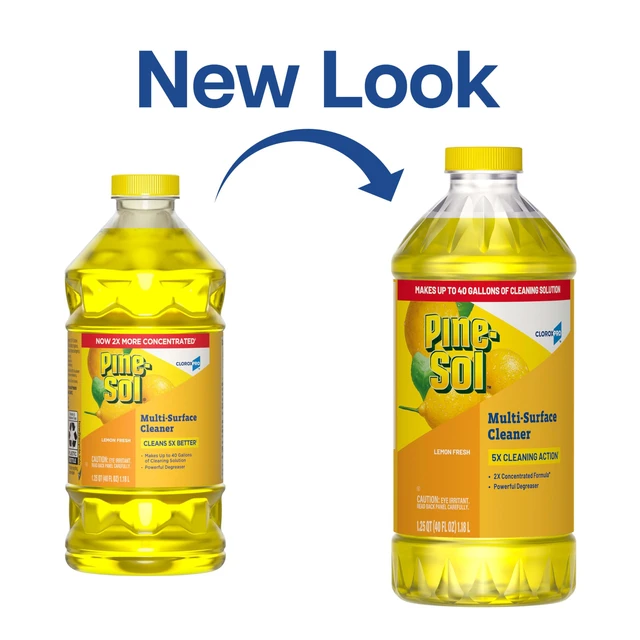 Alt view image 5 of 6 - CloroxPro Pine-Sol Multi-Surface Cleaner, Lemon Fresh, 40 fl. oz.