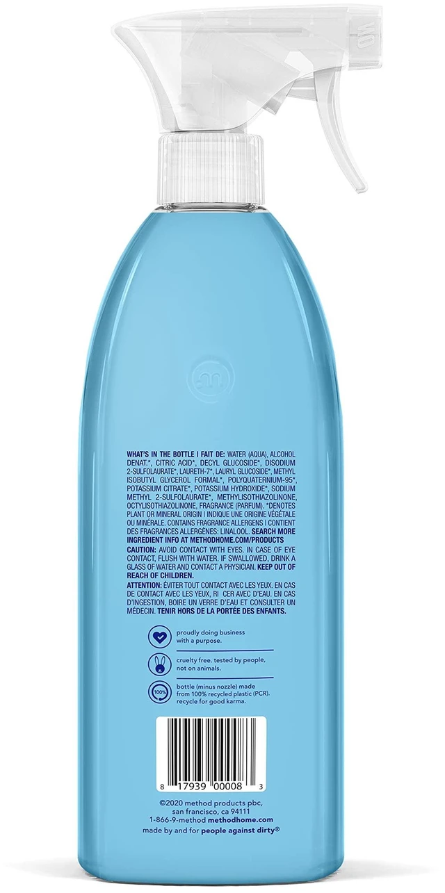 Alt view image 5 of 5 - Method Bathroom Cleaner, Eucalyptus Mint, 28 fl oz