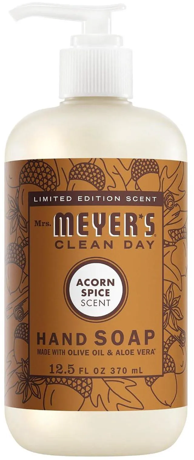 Main image of MRS. MEYER'S CLEAN DAY Hand Soap, Acorn Spice Scent, 12.5 fl oz Bottle