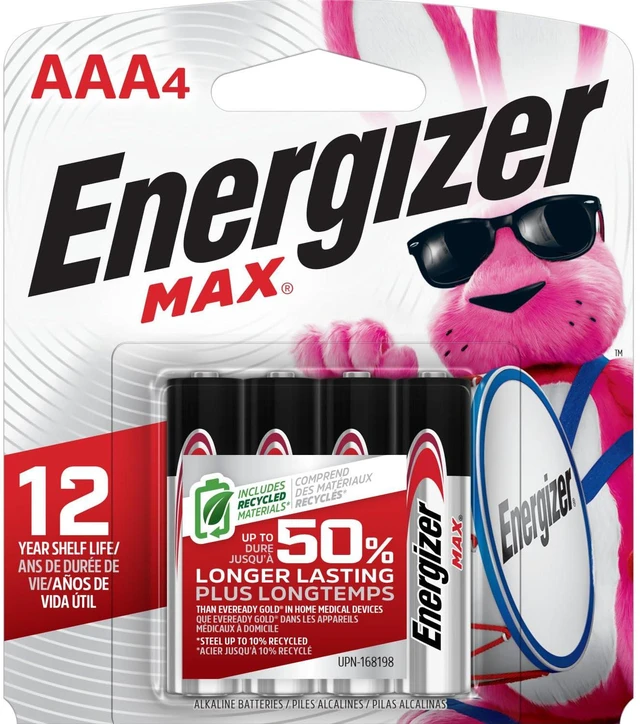 Main image of Energizer MAX Triple A Alkaline Batteries (4 Pack)