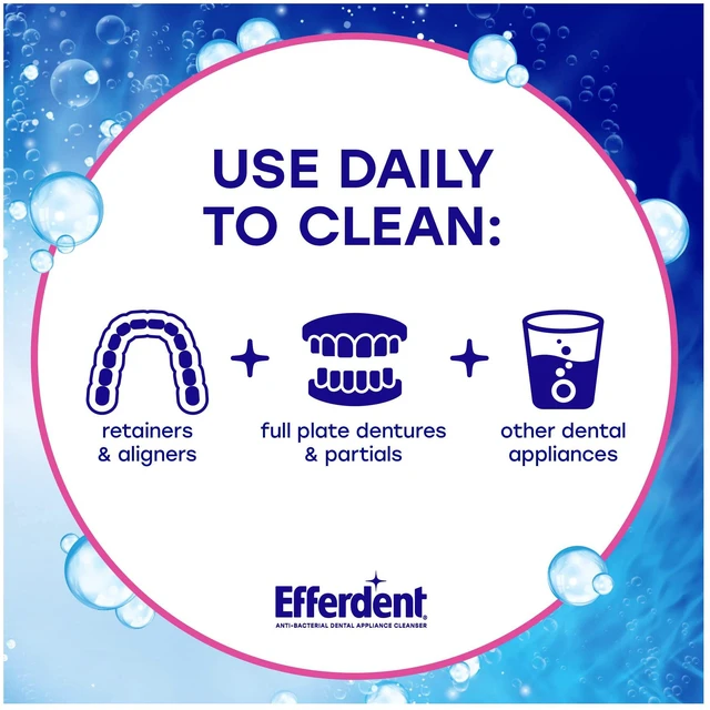 Alt view image 5 of 6 - Efferdent Complete Clean Denture Cleaner Tablets, 126 Count