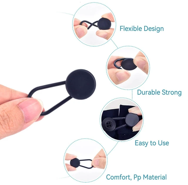 Alt view image 3 of 7 - 16 PCS Button Extenders for Jeans, Waist Adjuster for Pants, Invisible Waistband Extensions 1-1.8 Inches, Fit Casual/Suit Pants, Short Skirts, Maternity
