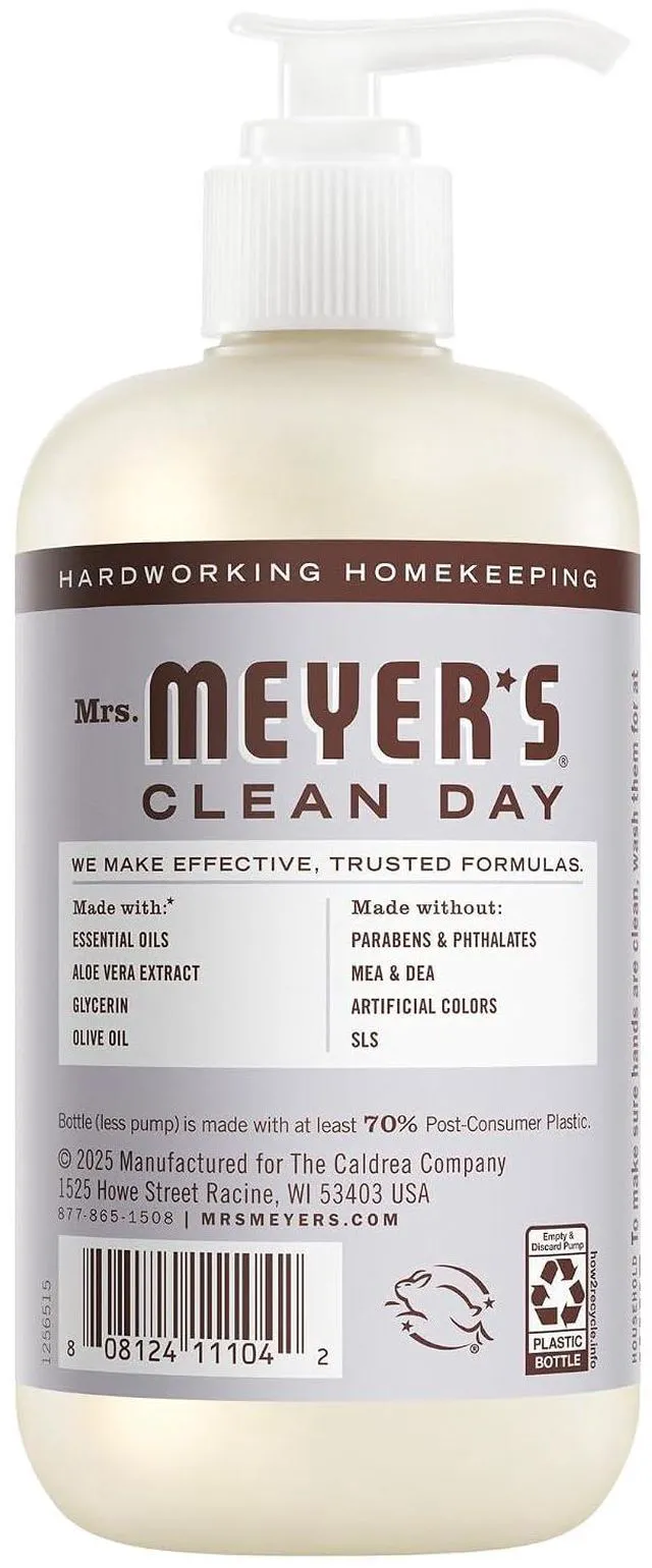 Alt view image 5 of 6 - Mrs. Meyer's Clean Day Hand Soap Lavender Scent 12.5Fl Oz