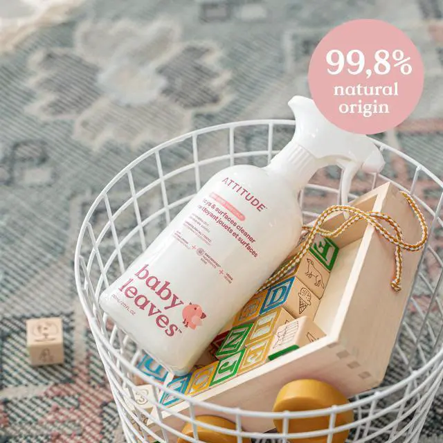 Alt view image 5 of 6 - ATTITUDE Baby & Kids Toy Cleaner Spray, 27.1Fl Oz, EWG Verified, Multi-Surface Cleaner, Naturally Derived, Vegan, Unscented