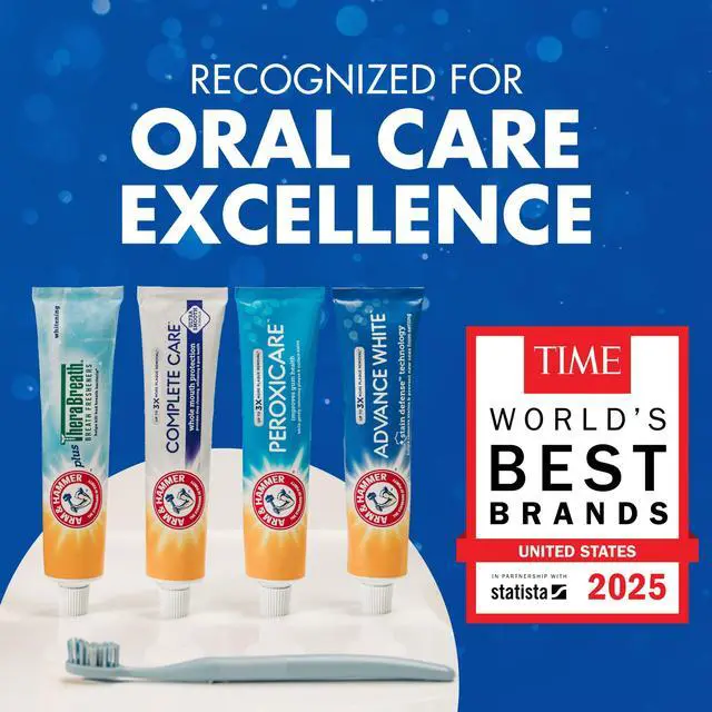 Alt view image 6 of 6 - ARM & HAMMER Plus TheraBreath Toothpaste Icy Mint 5.5 oz 2-Pack