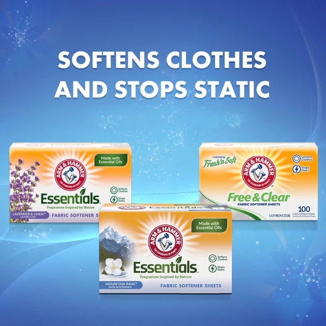 Alt view image 4 of 7 - Arm & Hammer Fabric Softener Dryer Sheets, Mountain Rain, 144 Count