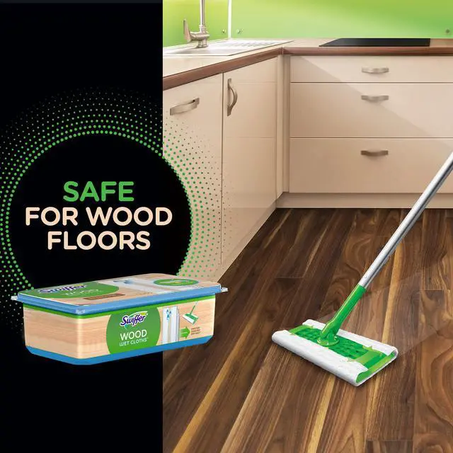 Alt view image 2 of 7 - Swiffer Heavy Duty Wet Multi-Surface Cloth Refills for Hardwood Floors, 20 Count