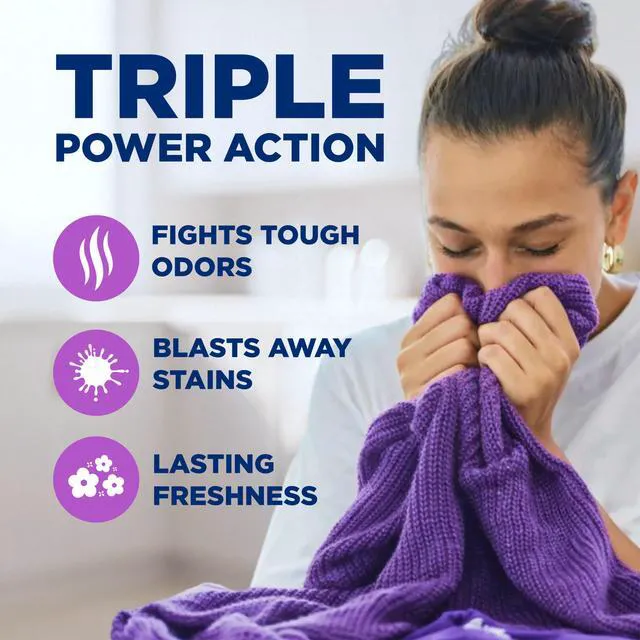Alt view image 5 of 6 - Arm & Hammer Plus OxiClean with Odor Blasters Liquid Laundry Detergent