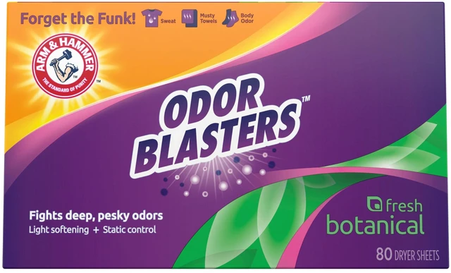 Main image of ARM & HAMMER Dryer Sheets 80Ct with Odor Blaster Fresh Botanical Scent