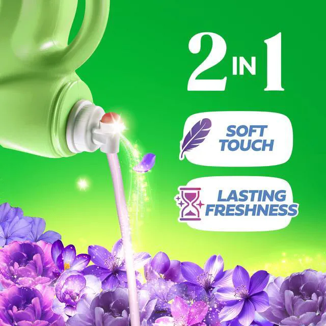 Alt view image 5 of 7 - Gain Moonlight Breeze Liquid Laundry Fabric Softener & Conditioner, Long Lasting Scent, Softens, Reduces Static & Wrinkles, 140 fl oz