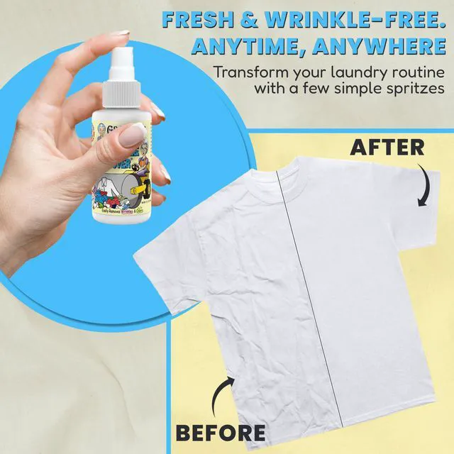 Alt view image 2 of 7 - Grandma's Secret Wrinkle Remover Spray, Fabric Refresher, Chlorine Bleach and Toxin-Free, 3oz