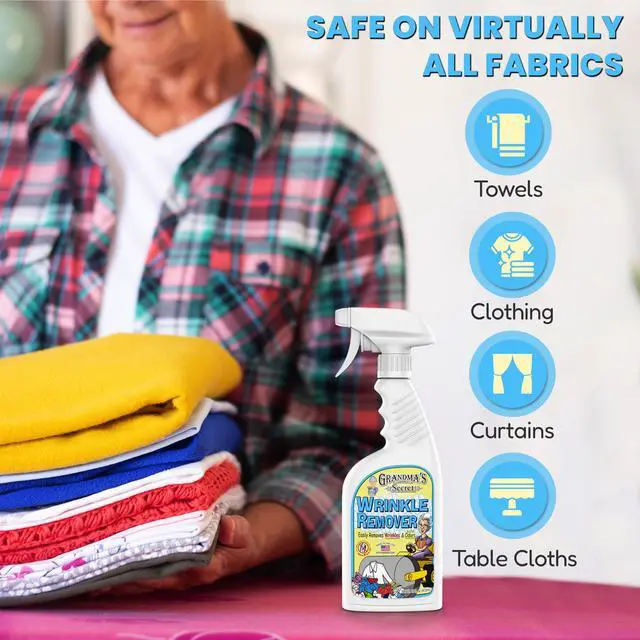 Alt view image 4 of 7 - Grandma's Secret Wrinkle Remover Spray, 16 oz, Wrinkle Release & Fabric Refresher, Chlorine, Bleach and Toxin-Free