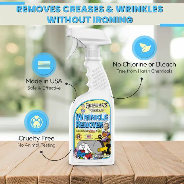 Alt view image 6 of 7 - Grandma's Secret Wrinkle Remover Spray, 16 oz, Wrinkle Release & Fabric Refresher, Chlorine, Bleach and Toxin-Free
