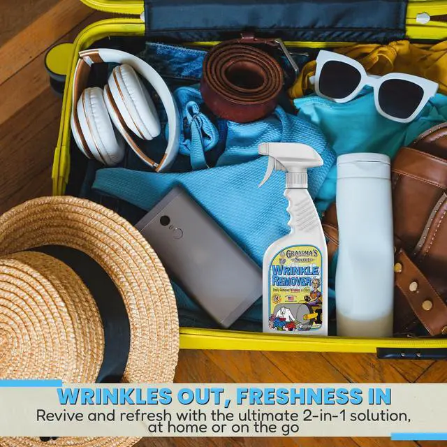 Alt view image 2 of 7 - Grandma's Secret Wrinkle Remover Spray, 16 oz, Wrinkle Release & Fabric Refresher, Chlorine, Bleach and Toxin-Free