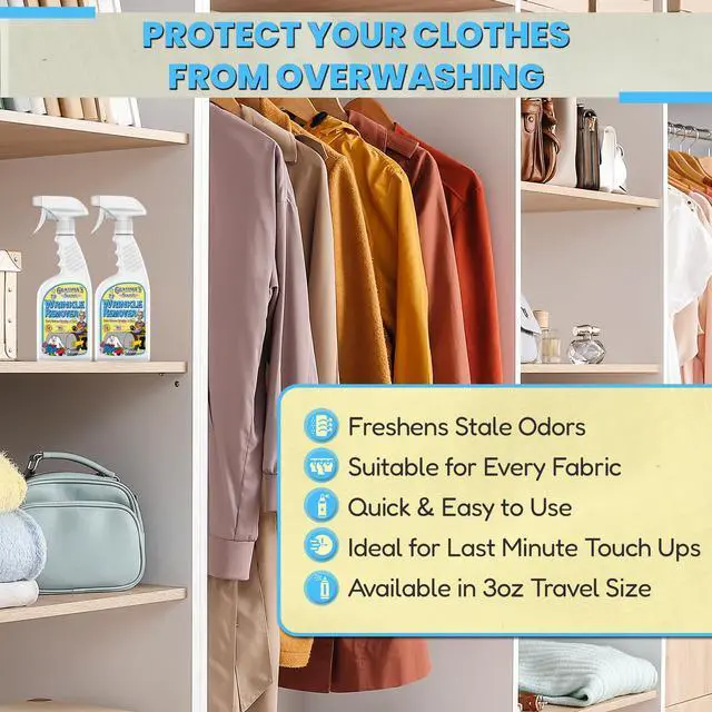 Alt view image 5 of 7 - Grandma's Secret Wrinkle Remover Spray, 16 oz, Wrinkle Release & Fabric Refresher, Chlorine, Bleach and Toxin-Free