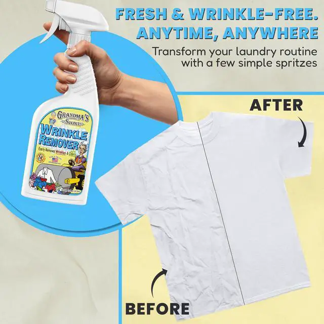 Alt view image 3 of 7 - Grandma's Secret Wrinkle Remover Spray, 16 oz, Wrinkle Release & Fabric Refresher, Chlorine, Bleach and Toxin-Free