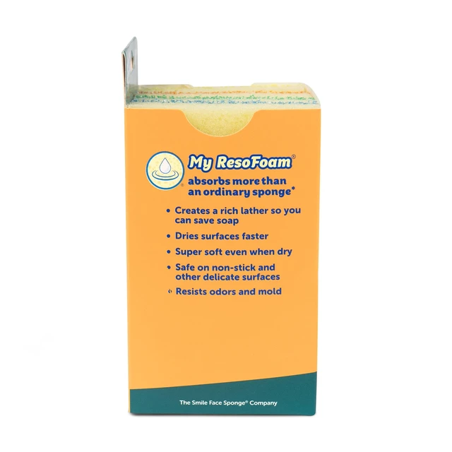Alt view image 5 of 5 - Scrub Daddy Sponge Daddy Non-Scratch Sponges, 4 Pack