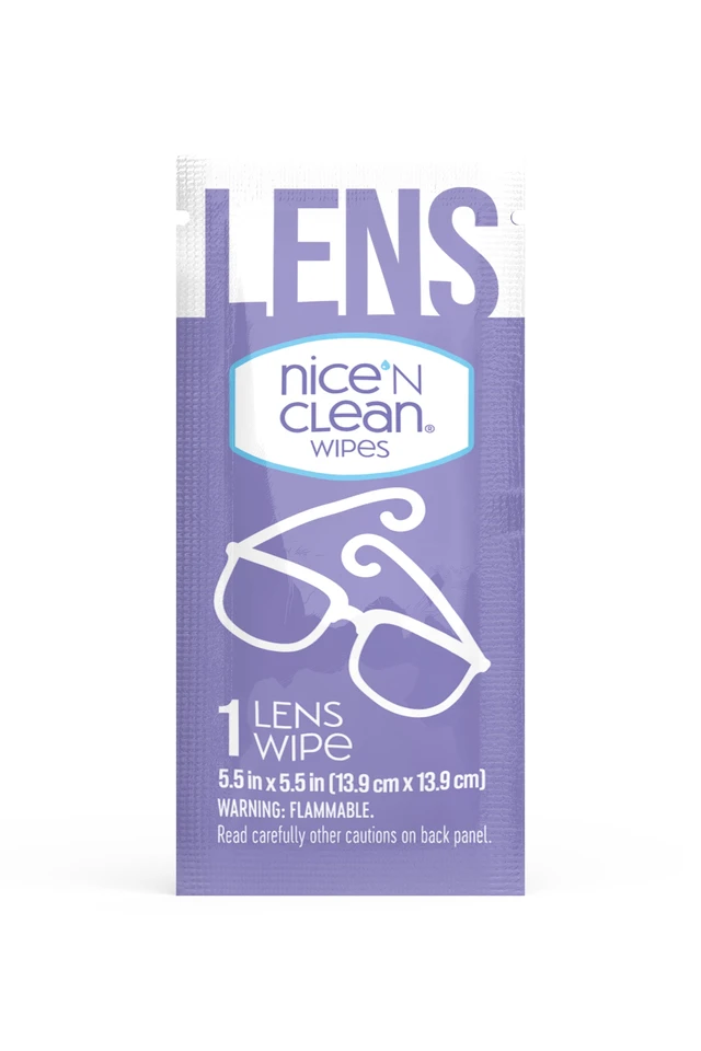 Alt view image 6 of 6 - Nice 'N Clean Smudgeguard Pre-Moistened Lens Wipes, 100 Count